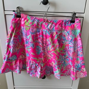 EUC Lilly Pulitzer Skort in Pink Isle Shell Me Something Good. Sz. S.